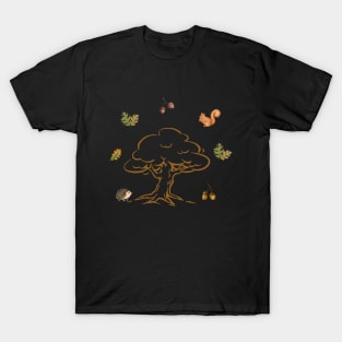 Oak tree lover - Old oak tree - Wise mystical tree T-Shirt